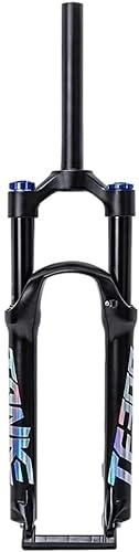 Mountain Bike Fork : ZECHAO 27.5 / 29Inch Suspension Air Front Fork, 1-1 / 8" Mountain Bike Travel 110mm QR 9mm Disc Brake Aluminum Magnesium Alloy Cycling Fork Accessories (Color : Black with label, Size : 29 inch)