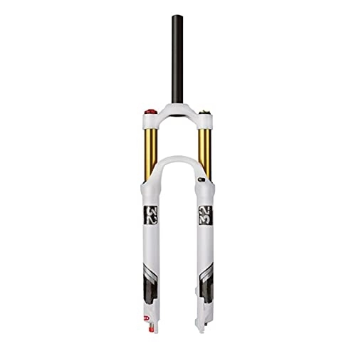 Mountain Bike Fork : ZECHAO Magnesium Alloy Front Fork, 26 / 27.5 / 29inch Stroke 140mm Mountain Bike Fork Disc Brake Manual Lockout, Rebound Adjustment QR 9mm Accessories (Color : Straight tube HL, Size : 27.5inch)