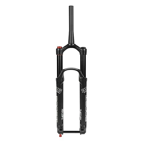 Mountain Bike Fork : ZFF 27.5 / 29" Mountain Bike Shock Air Fork BOOST Thru Axle 110 * 15mm DH AM MTB Front Fork Travel 140MM Damping Adjustment 1-1 / 2" Shoulder Control Disc Brake (Color : Black, Size : 27.5")