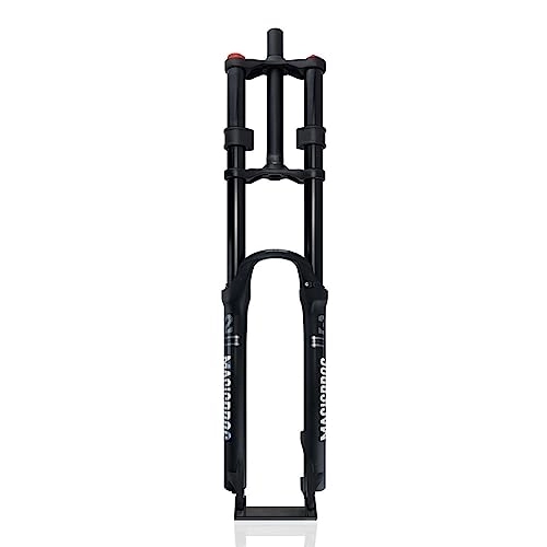 Mountain Bike Fork : ZFF DH Mountain Bike Suspension Fork 26 / 27.5 / 29'' MTB Air Fork Travel 160mm 1-1 / 8 Straight Double Shoulder Fork Manual Lockout QR 9 * 100MM (Color : NO damping, Size : 29in)