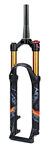 Mountain Bike Fork : ZHEN 26 / 27.5 / 29 Inch Bicycle MTB Suspension Forks, Travel 100mm Rebound Adjust 1-1 / 8" Tapered Tube QR 9mm Ultralight Magnesium Alloy Manual Lockout Mountain Bike Front Forks