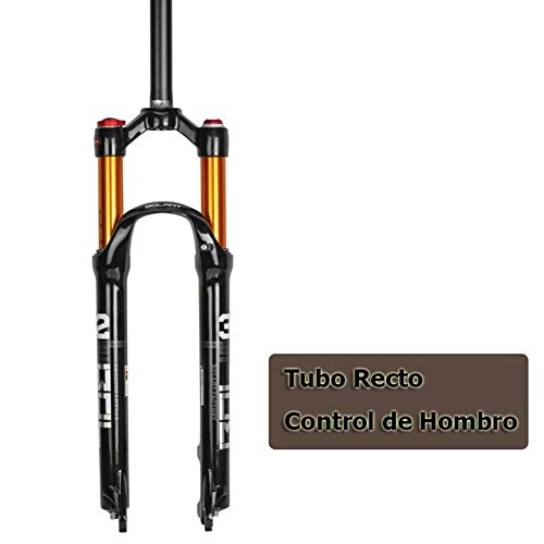 Mountain Bike Fork : ZHENHZ Supension Fork Bicycle MTB Air Fork 26 27.5 29 Supension Tapered Thru Axle Quick Release For Bike Accessories, C-27.5in