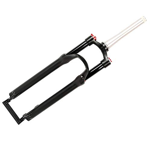 Mountain Bike Fork : Zhicaikeji Bicycle Frame Aluminum-magnesium Alloy Tube Shoulder Within The Front Fork Bridge Control Pneumatic Damper Mountain Bike Fork 27.5 Inches Road Bike Frame (Color : Black, Size : 27.5Inch)