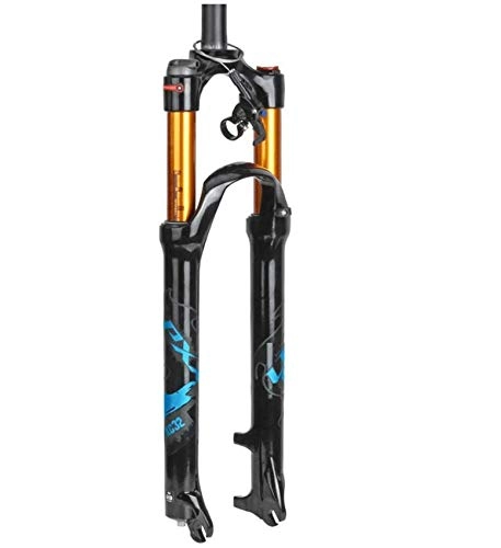 Mountain Bike Fork : ZHTY Mountain Bike Suspension Fork 26 / 27.5 / 29 Inch Air Fork MTB Straight 1-1 / 8" Travel 100mm XC Bicycle QR Hand Control Remote Control Bike Suspension Fork
