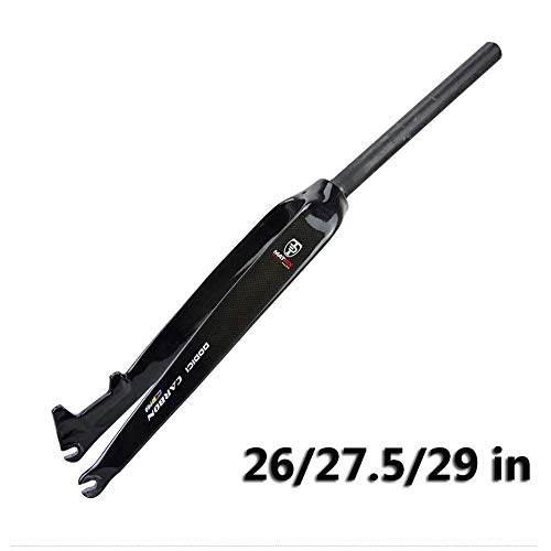 Mountain Bike Fork : ZLYY 26in 27.5in 29 In Suspension Fork Disc Brake Ultralight Full Carbon Fiber Mountain Bike Hard Fork Bicycle Front Fork 3k Straight Tube Bicycle Accessories High Strength, 29in, 29in