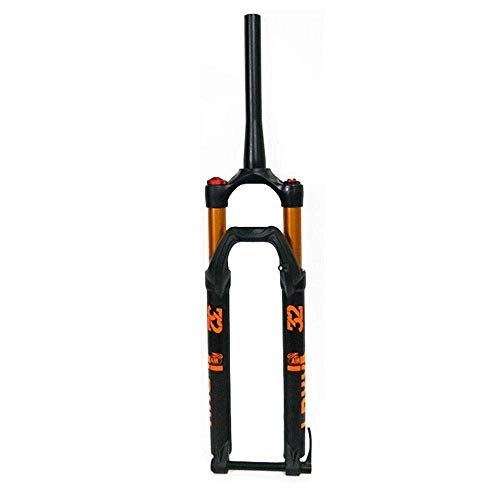 Mountain Bike Fork : ZLYY 27.5 / 29" Suspension Fork, MTB Mountain Bike Aluminum Alloy Conical Tube Cone Disc Brake Damping Adjustment Travel 100mm, A-27.5inch, B, 27.5inch