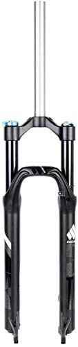 Mountain Bike Fork : ZLYY Cycling Air Suspension Fork MTB Alloy Front Fork, For 26 / 27.5 Inch City Road Disc Brake Bike Accessories (Color : Blackash, Size : 26INCH)