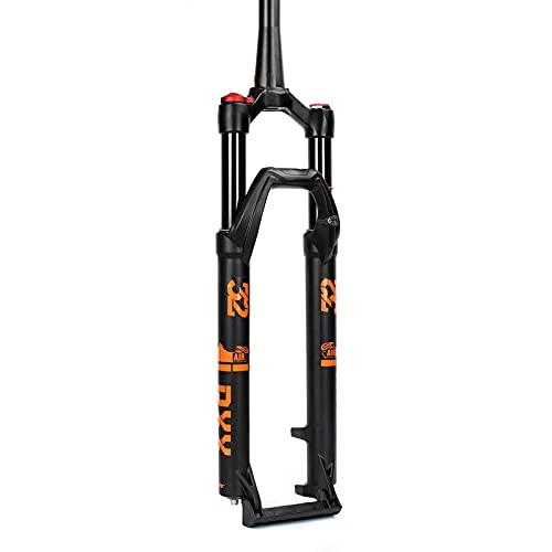 Mountain Bike Fork : ZNDD 27.5 / 29"Air Pressure Bicycle Shock Absorber Forks Mountain Bike Suspension Fork Aluminum Alloy Mtb Air Fork Suspension With Damping Adjustment, Straight Remote (C), 27.5