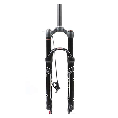 Mountain Bike Fork : ZNND 29in Bike Suspension Forks, Front Fork With Adjustable Damping Air Pressure Shock Absorber Fork 120mm Travel (Color : Wire control-a, Size : 29in)