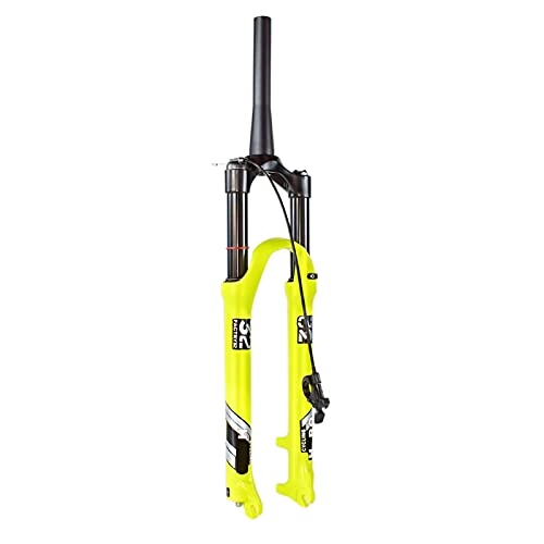 Mountain Bike Fork : ZPPZYE MTB Bicycle Fork Aluminum Alloy 26 Inch 27.5" 29 ER Air Suspension Fork 1-1 / 8" Remote Control Fork Travel 140mm (Color : Remote lock B, Size : 27.5 INCH)