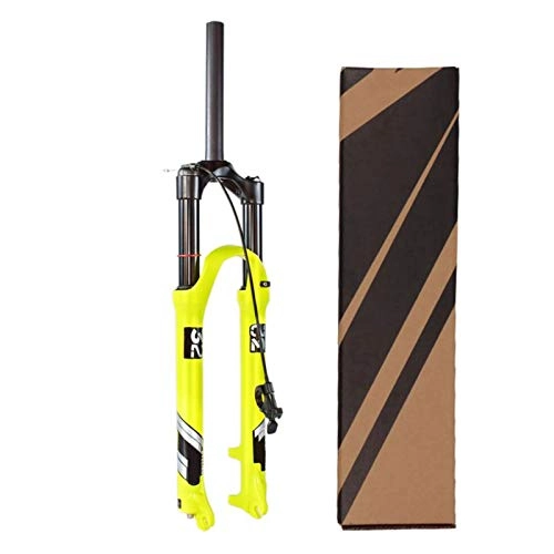 Mountain Bike Fork : ZPPZYE MTB Fork Magnesium Alloy 26 Inch 27.5 ”29 er, Bicycle Suspension Air Fork 1-1 / 8" Remote Control Fork Travel 140mm (Color : C, Size : 26 INCH)