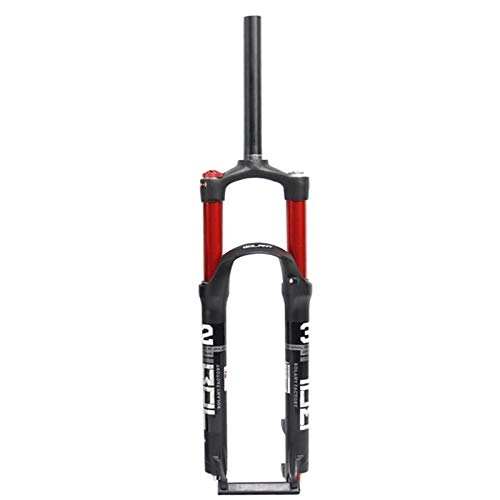 Mountain Bike Fork : ZQTG Bicycle Air Suspension Fork 26 / 27.5 / 29 In Mtb Straight 1-1 / 8"Double Air Valve Travel 100Mm Disc Brake Hl Qr 9Mm Bicycle Fork 1650G