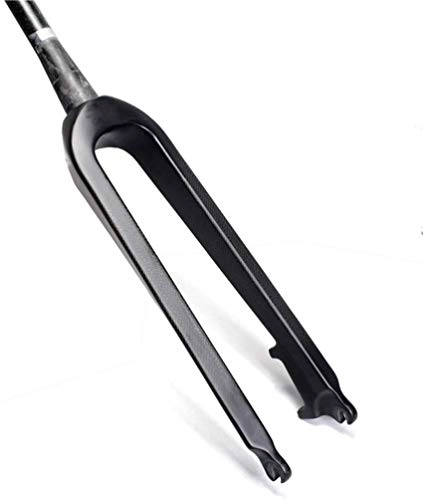 Mountain Bike Fork : ZQTG Bicycle fork 26 / 27.5 / 29 inch ultralight carbon fiber MTB bicycle rigid front fork disc brake