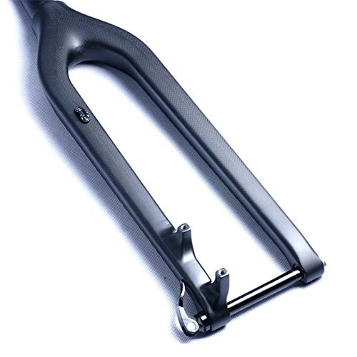 Mountain Bike Fork : ZQTG Bicycle Fork 3K Matt Carbon Fiber 29 Inch Mtb Front Fork For Disc Brake 160Mm Frame 1-1 / 2"To 1-1 / 8