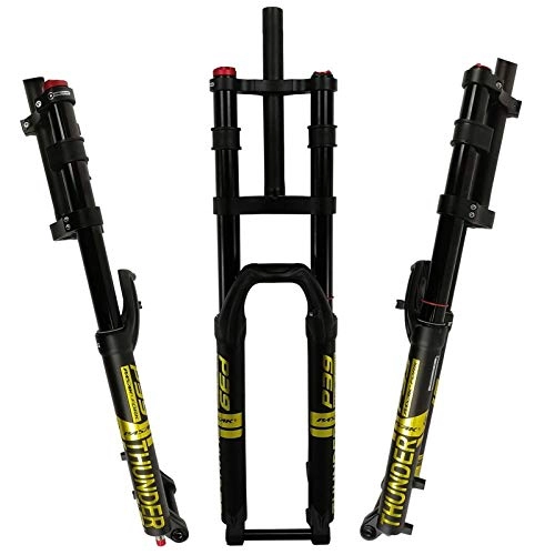 Mountain Bike Fork : ZQTG Bicycle Fork Bicycle Fork 27.5"29" Bicycle Air Suspension Fork Mtb 1-1 / 8"Straight Fork Shaft Damping Adjustment 160Mm Travel 15X100Mm Axis Manual Locking