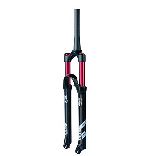 Mountain Bike Fork : ZQTG Mtb Bicycle Fork 26 27.5 29"Disc Brake Air Suspension Fork 1-1 / 8" And 1-1 / 2"Qr 9Mm With Rebound Adjustment 100Mm Travel Ultralight 1640G