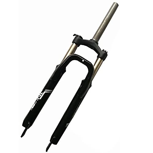 Mountain Bike Fork : ZQW 26Inch MTB Front Fork, Lightweight Mountain Bike Suspension Bicycle Shock Absorber Forks Rebound Adjust Straight Tube Double Shoulder Control Travel:80mm (Color : A, Size : 26inch)