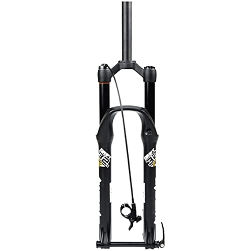 Mountain Bike Fork : ZQW Bike Suspension Forks, 26 27.5 29 Inch MTB Bicycle Front Fork DH Downhill Air Fork Travel 135mm Disc Brake Thru Axle 15mm Damping Adjustment RL (Color : B, Size : 26inch)