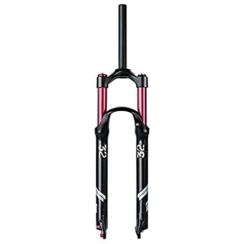 Mountain Bike Fork : ZQW Suspension Bike Fork, 26 / 27.5 / 29 Inch MTB Bike Front Fork Straight Tube Rebound Adjustment Disc Brake Manual Lock / Remote Lock (HL / RL), Stroke 120mm (Color : A, Size : 29inch)