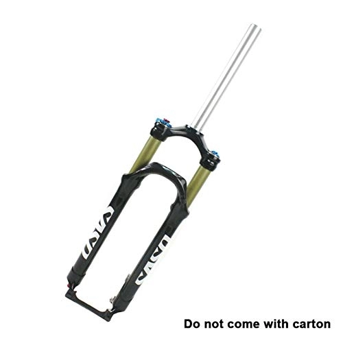 Mountain Bike Fork : ZSR-haohai Bicycle Air Fork 26ER MTB Mountain Bike Air Suspension Fork Air Resilience Oil Damping 100mm Travel Bike Fork Bicycle Parts (Color : Type 1)