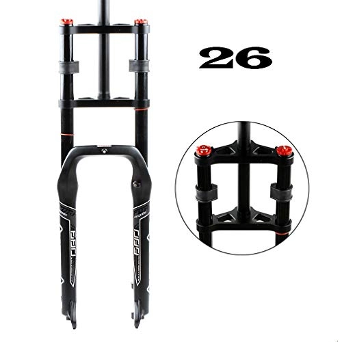 Mountain Bike Fork : ZTGL Super Light MTB Bicycle Fork 26 Inches Aluminum Alloy Suspension Fork Snowmobile Strong Structure Bicycle Accessories
