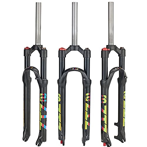 Mountain Bike Fork : ZTZ Mountain Bicycle Suspension Forks, 26 / 27.5 / 29 inch MTB Bike Front Fork with Rebound Adjustment, 100mm Travel 28.6mm QR 9mm (27.5inch)