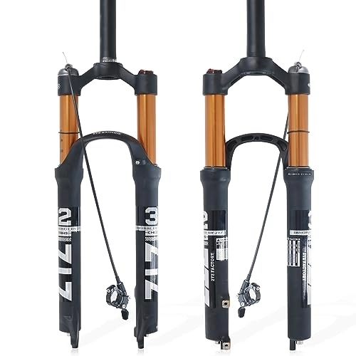 Mountain Bike Fork : ZTZ【UK STOCK】Magnesium Alloy Mountain Front Fork Air Pressure Shock Absorber Fork Fork Bicycle Accessories 29 Romote Lock out