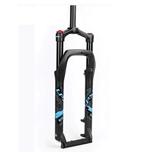 Mountain Bike Fork : ZXCNB Bmx Fat Fork 20 / 26 Inch Mtb Bicycle Suspension Fork 4.0 Tire Bicycle Air Shock Absorber Hub Width 135Mm Quick Release 1-1 / 8"Travel 105Mm Hl Bicycle Fork