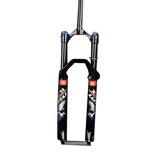 Mountain Bike Fork : ZXCNB Mtb Bicycle Fork 26Er 27.5Er 29Er Mtb Suspension Forks, Air Fork Mountain Bike Shock Fork Aluminum Alloy Disc Braking Distance 123Mm 1-1 / 8"Bicycle Fork