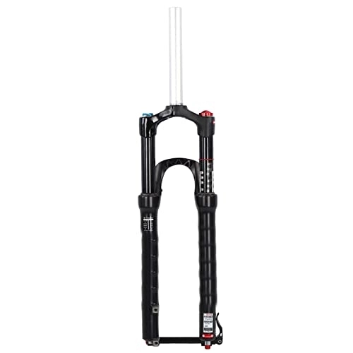 Mountain Bike Fork : ZXFYHD Bike Forks Bicycle Fork Straight Pipe Mountain Bike Magnesium Alloy Bicycle Damping Front Fork For 29 Inch Wheel Hub Air Damping Front Fork