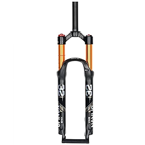 Mountain Bike Fork : ZYHDDYJ Bike Fork 26 / 27.5 / 29 Inch Front Suspension Fork Mountain Bike Air Travel 100mm Disc Brake Shoulder Control Cycling Accessories (Size : 26 inch)