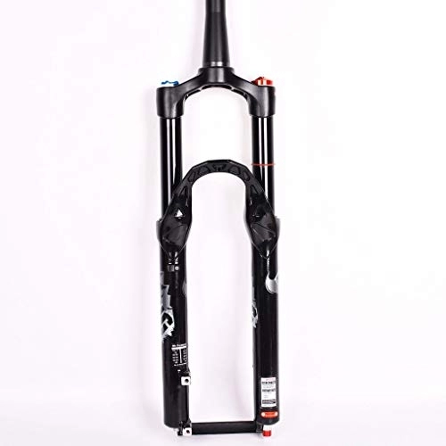 Mountain Bike Fork : ZYHDDYJ Bike Fork 26" 27.5" Suspension Fork, MTB 1" 1 / 8 Bicycle Shock Absorber Air Fork Travel 120mm Aluminum Alloy Lockable Downhill Cycling Forks (Color : A, Size : 26inch)