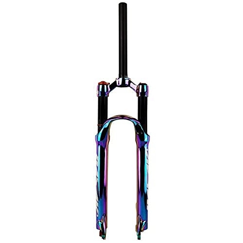 Mountain Bike Fork : ZYHDDYJ Bike Fork Mountain Bike Front Forks Air 27.5 / 29 Inch Travel 100mm Damping Adjustment Disc Brake Cycling Accessories Shoulder Control (Size : 29 inch)