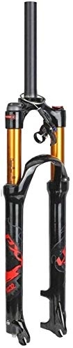 Mountain Bike Fork : ZYLDXDP 26 27.5 29 Inch Mountain Bike Suspension Fork, Bicycle Air Front Fork Black Travel: 100mm Alloy - Unisex, Remote Lockout-29inches