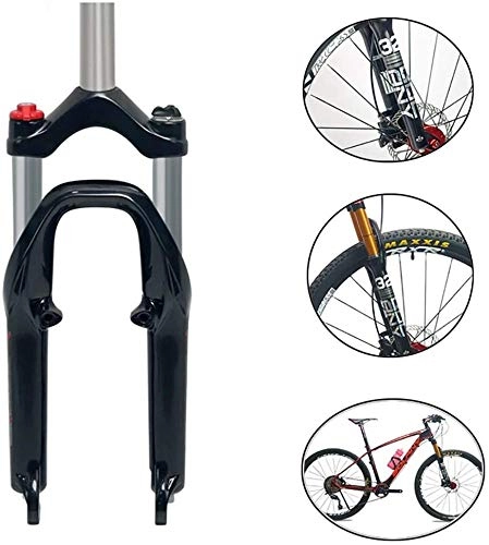 Mountain Bike Fork : ZYLDXDP Bicycle Front Fork Bicycle Suspension Fork Oil Fork 20-Inch Aluminum Alloy Shock Absorber Front Fork Folding Bicycle Shock Absorber Front Fork Bicycle Accessories