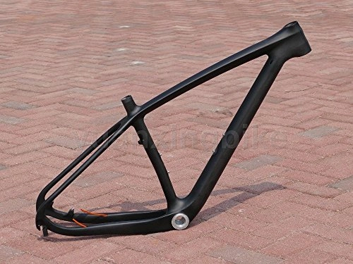 Mountain Bike Frames : 202# Toray Carbon MTB Frame Full Carbon 3K Matt Mountain Bike 29ER BSA Frame 15.5" Headset