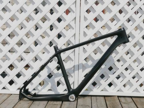Mountain Bike Frames : 26er UD Glossy Carbon Fiber Mountain Bike Frame 135mm x 9mm QR 16" Carbon MTB Bicycle Frame For BSA