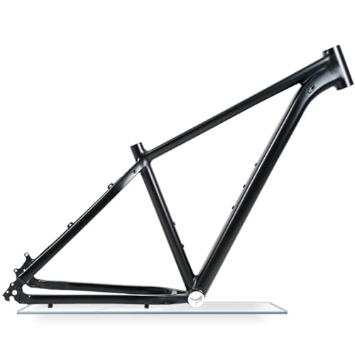 Mountain Bike Frames : 27.5er 29er Hardtail Mountain Bike Frame15'' / 17'' / 19'' MTB Frame Disc Brake XC Aluminum Alloy Frame QR 135mm Routing Internal BB68 (Color : Black, Size : 29x17'')