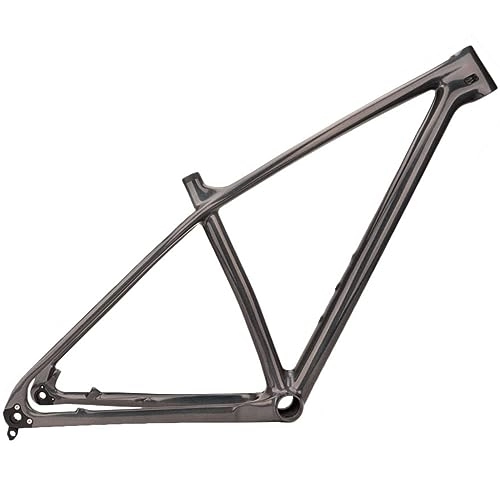 Mountain Bike Frames : 27.5er 29er MTB Frame 15'' 17'' 19'' Carbon Hardtail Mountain Bike Frame Disc Brake BB92 Bicycle Frame Internal Routing 12x142mm Thru Axle (Color : Chameleon, Size : 15X29'')