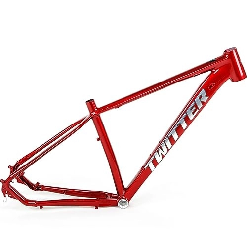 Mountain Bike Frames : 29” / 27.5"MTB Frame 15'' / 17'' / 19'' Aluminum Frame Frameset Disc Brake Bicycle Frame Quick Release Axle 135mm Routing Internal (Color : Red, Size : 27.5x19'')