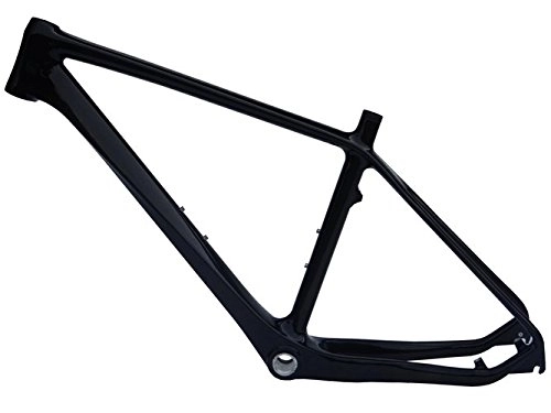Mountain Bike Frames : 3K Carbon Glossy MTB Mountain Bike Frame (For BSA) 18" Bicycle Frame