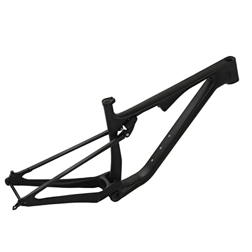 Mountain Bike Frames : Airshi Carbon Fiber Mountain Bike Frame, Lightweight 29ER High Hardness Shock Absorbing Bicycle Frame 17in.