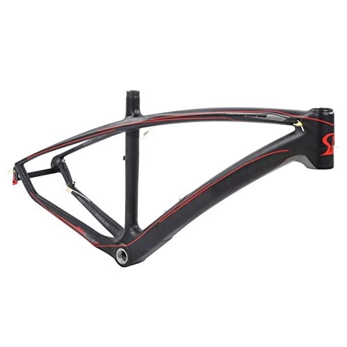 Mountain Bike Frames : Alomejor Bicycle Front Fork Frame With Headset Seatpost Clip And Tail Hook for Mountain Bicycle Bike Frame