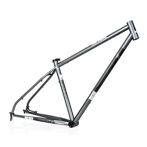 Mountain Bike Frames : AM / XM525 Mountain Bike Frame, 27.5 / 16 Inch High-end Chrome-molybdenum Steel Bicycle Frame, Suitable For DIY Assembly Of Mountain Bike Accessories(gray