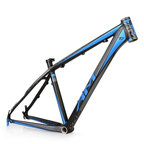 Mountain Bike Frames : AM / XR600 Mountain Bike Frame, 26 / 16 Inch Lightweight Aluminum Alloy Bike Frame, Suitable For DIY Assembly Of Mountain Bike Accessories(Black / blue