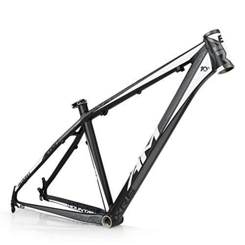 Mountain Bike Frames : AM / XR600 Mountain Bike Frame, 26 / 16 Inch Lightweight Aluminum Alloy Bike Frame, Suitable For DIY Assembly Of Mountain Bike Accessories(Black / white