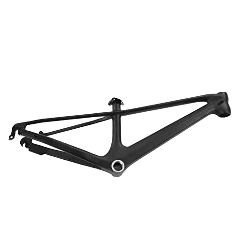 Mountain Bike Frames : Astibym 20 Inch Bicycle Frame, Easy Installation Quick Release Lightweight Shock Absorption Carbon Fiber Mountain Bike Frame for Bike Parts