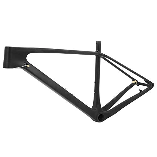 Mountain Bike Frames : Bike Frame, Mountain Bicycle Ultralight Carbon Fiber Bike Front Fork Frame Corrosion Resistant Seatpost Clip Tube Shaft(29ER*17 in)