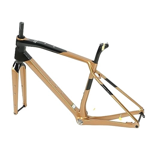 Mountain Bike Frames : Carbon Fiber Bike Frame, Lightweight and Sturdy, for Road Racing Bicycle, Mountain Bike Frame with Good Workmanship (L-49CM)