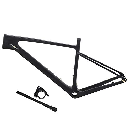 Mountain Bike Frames : Carbon Fiber Front Fork Frame, Professional High Hardness Bike Front Fork Frame Sturdy with Tail Hook for Mountain Bicycle(29ER*19 inch)